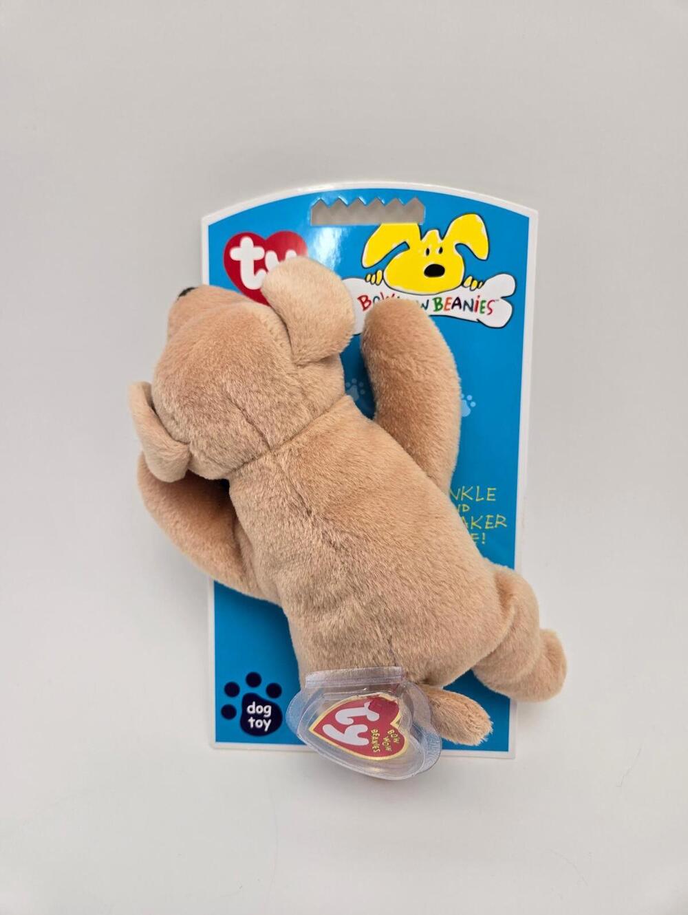 Ty Bow Wow Beanie Fetch the Lab Dog Toy, Turned into a Collectors Item! (5 inch)